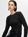 Selected TOP Z DŁUGIM RĘKAWEM, Black, highres - 16094726_Black_008.jpg