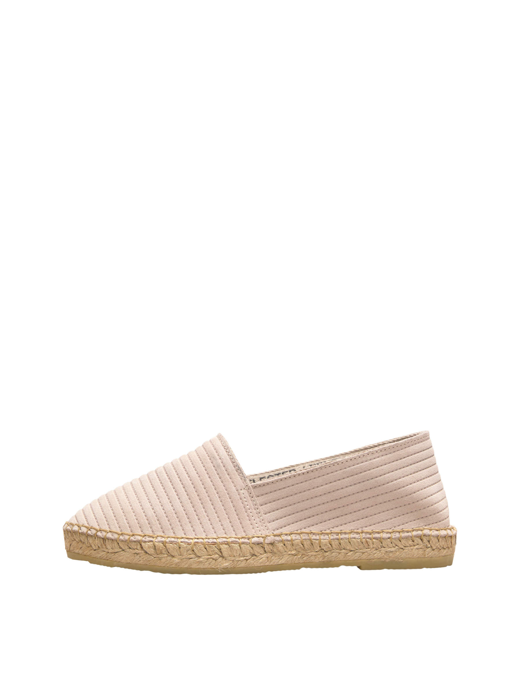 UNLINED SUEDE ESPADRILLES Grey SELECTED FEMME