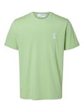Selected EMBROIDERED T-SHIRT, Quiet Green, highres - 16090794_QuietGreen_1051471_001.jpg