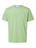 Selected BRODERET T-SHIRT, Quiet Green, highres - 16090794_QuietGreen_1051471_001.jpg