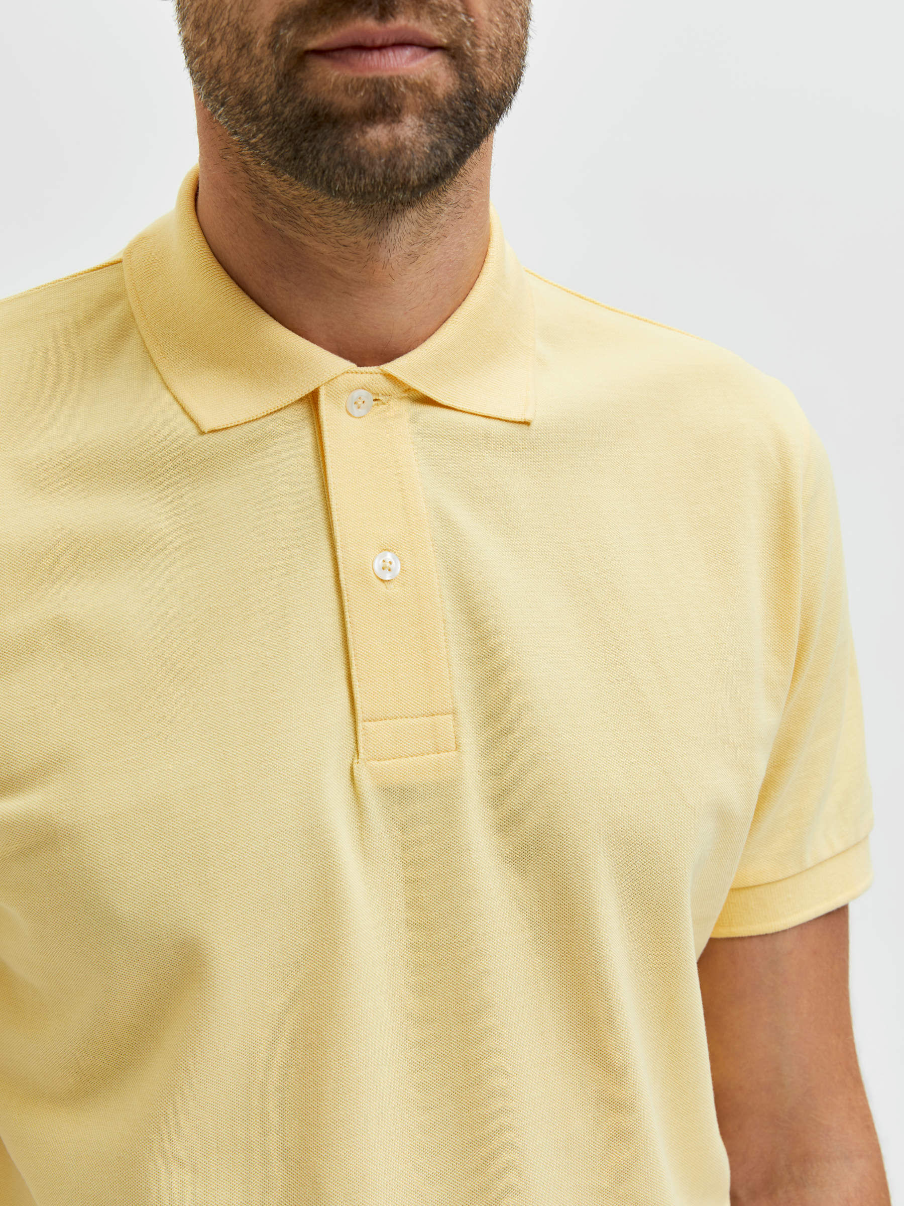 Pastel yellow clearance polo shirt
