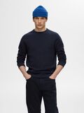 Selected 100% BAUMWOLL PULLOVER MIT RUNDHALSAUSSCHNITT, Dark Sapphire, highres - 16094385_DarkSapphire_003.jpg