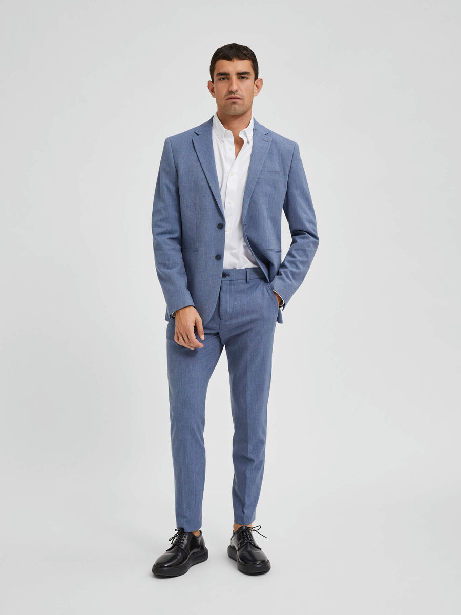 Selected 175 SLIM FIT HABILLÉ PANTALON, Light Blue, highres - 16083502_LightBlue_005.jpg