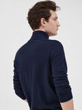 Selected KORT LYNLÅS STRIKTRØJE, Navy Blazer, highres - 16074687_NavyBlazer_779218_008.jpg