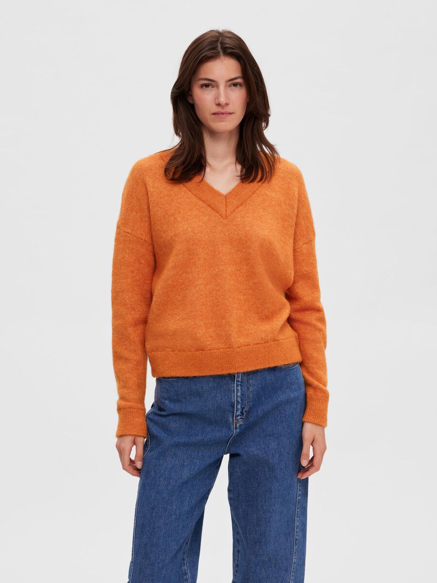 Selected V-NECK PULLOVER, Marmalade, highres - 16090269_Marmalade_1040919_003.jpg