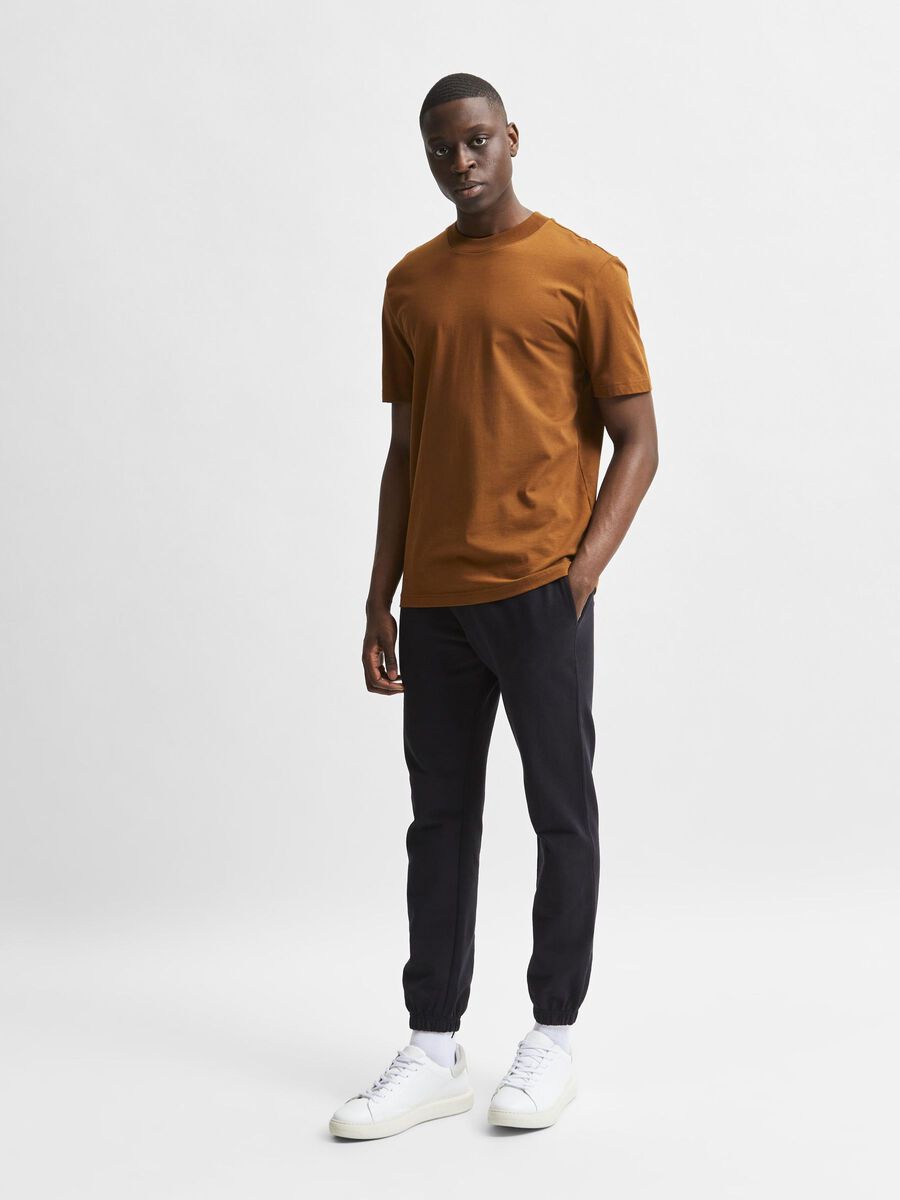 Selected RELAXED FIT KURZARM T-SHIRT, Monks Robe, highres - 16077385_MonksRobe_005.jpg