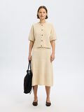 Selected COTTON BLEND KNITTED SKIRT, Birch, highres - 16097490_Birch_008.jpg