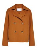 Selected SHORT DOUBLE-BREASTED COAT, Marmalade, highres - 16090083_Marmalade_001.jpg