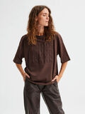 Selected SHORTSLEEVE T-SHIRT, Coffee Bean, highres - 16081914_CoffeeBean_003.jpg