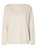 Selected BOAT NECK KNITTED JUMPER, Birch, highres - 16093357_Birch_1097598_001.jpg