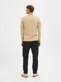 Selected LANGÄRMELIGER PULLOVER, Lattè, highres - 16079774_Latt_853600_004.jpg