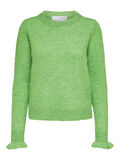 Selected FRILLED KNITTED PULLOVER, Greenery, highres - 16083632_Greenery_915489_001.jpg