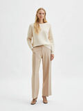 Selected RELAXED FIT STRIKKET PULLOVER, Birch, highres - 16077846_Birch_005.jpg