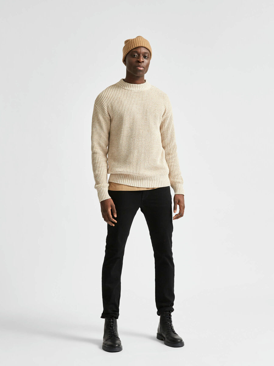 Selected STRUKTUR PULLOVER, Oyster Gray, highres - 16077909_OysterGray_827923_005.jpg