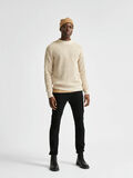 Selected GESTRUCTUREERDE SWEATER, Oyster Gray, highres - 16077909_OysterGray_827923_005.jpg