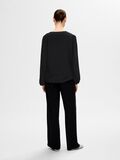 Selected VISCOSE BLEND BLOUSE, Black, highres - 16094292_Black_004.jpg