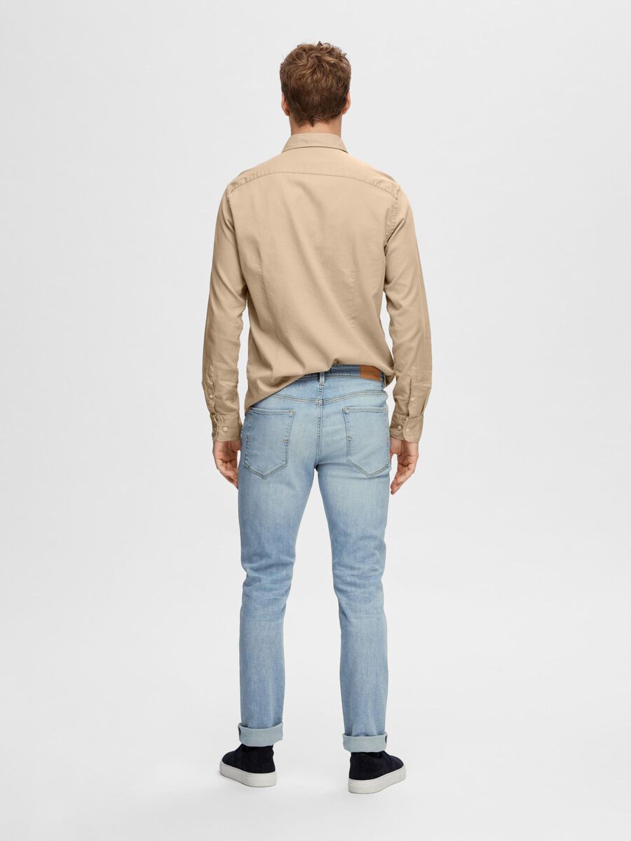 Selected 175 SLIM FIT LIGHT WASH JEANS, Blue Denim, highres - 16092480_BlueDenim_004.jpg