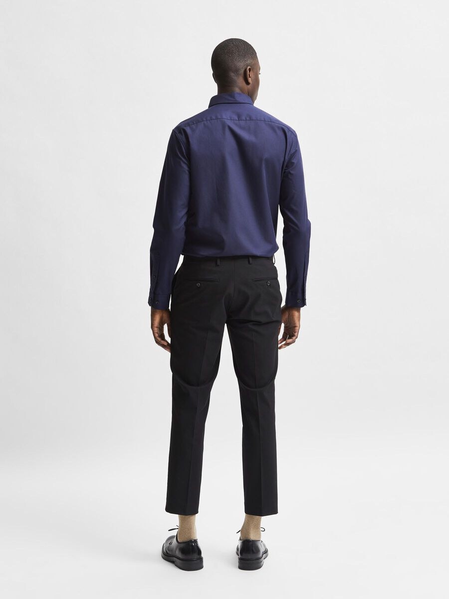 Selected SOFT FORMAL SHIRT, Peacoat, highres - 16080200_Peacoat_004.jpg