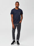 Selected EKOLOGISK BOMULL - T-SHIRT, Dark Sapphire, highres - 16068862_DarkSapphire_701126_005.jpg