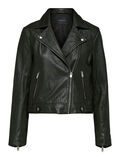 Selected CURVE BIKER LEATHER LEATHER JACKET, Black, highres - 16077711_Black_001.jpg