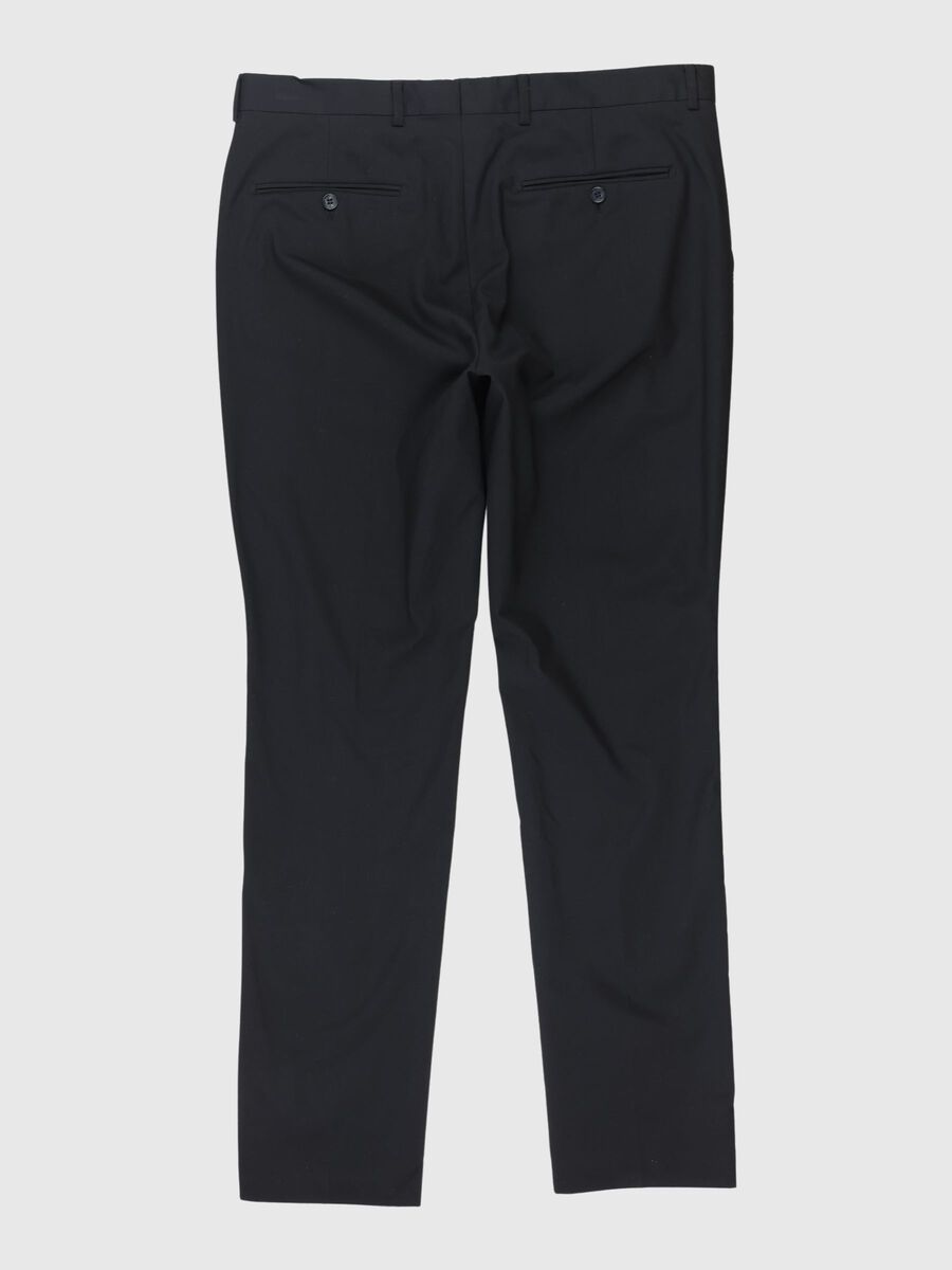 Selected SLIM FIT TROUSERS, Black, highres - 80000349_Black_002.jpg