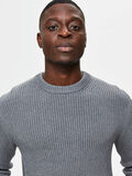 Selected RIBBED CREW NECK - JUMPER, Anthracite, highres - 16075213_Anthracite_791270_006.jpg