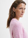 Selected MANCHES LONGUES CARDIGAN EN MAILLE, Prism Pink, highres - 16065511_PrismPink_006.jpg
