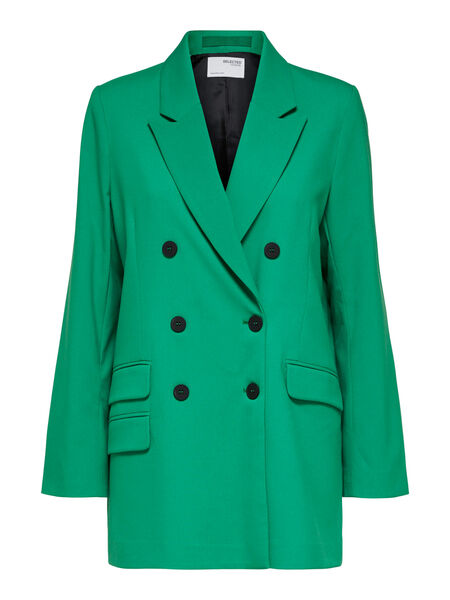 Selected DOUBLE BOUTONNAGE BLAZER, Kelly Green, highres - 16086061_KellyGreen_001.jpg