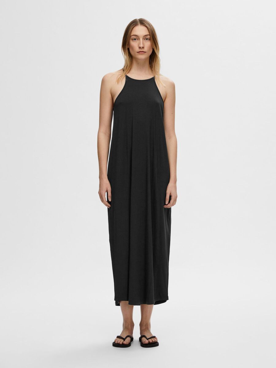Selected SLEEVELESS MAXI DRESS, Black, highres - 16094080_Black_005.jpg
