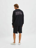 Selected RONDE HALS SWEATSHIRT, Black, highres - 16083414_Black_004.jpg