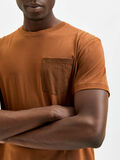 Selected KORTE MOUWEN T-SHIRT, Emperador, highres - 16081972_Emperador_006.jpg