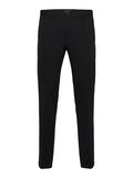 Selected CASUAL STRETCH JERSEY TROUSERS, Black, highres - 16077054_Black_001.jpg