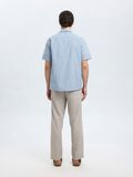 Selected GESTREEPT OVERHEMD MET KORTE MOUWEN, Light Blue, highres - 16097690_LightBlue_1183949_004.jpg