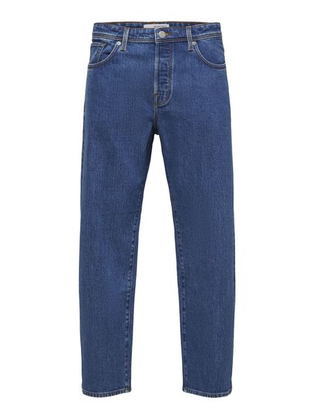 Selected 220 WIDE FIT JEANS, Medium Blue Denim, highres - 16084452_MediumBlueDenim_001.jpg