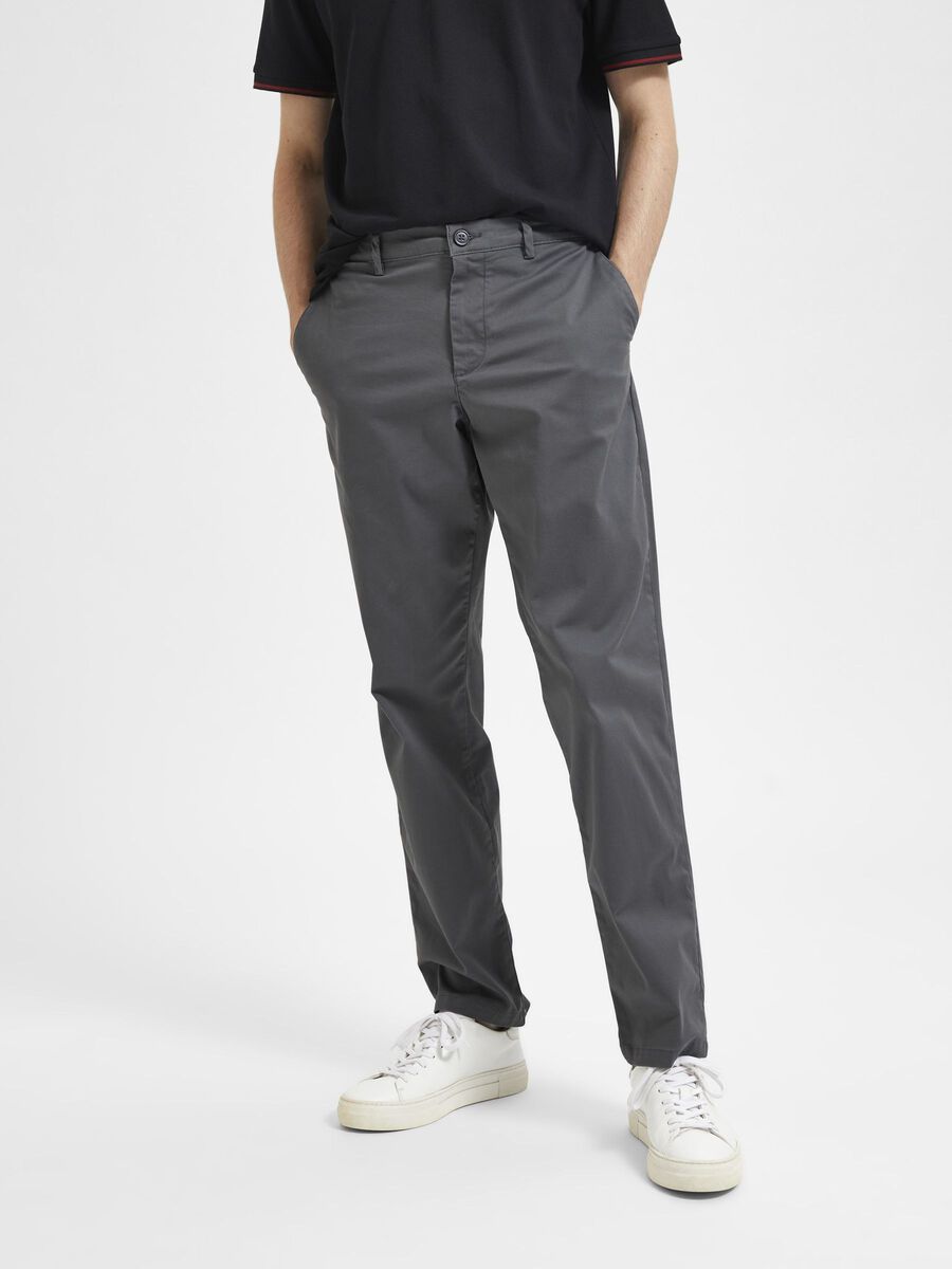 Selected 192 STRAIGHT FIT CHINOS, Dark Shadow, highres - 16087665_DarkShadow_003.jpg