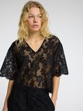 Selected LACE CROPPED  TOP, Black, highres - 16097315_Black_006.jpg
