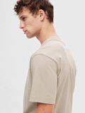 Selected SHORT-SLEEVED RELAXED FIT T-SHIRT, Pure Cashmere, highres - 16077385_PureCashmere_006.jpg