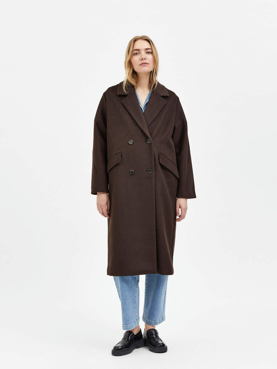 Selected OVERSIZED DOUBLE-BREASTED COAT, Java, highres - 16085113_Java_005.jpg