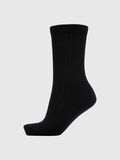 Selected WOOL BLEND RIBBED  SOCKS, Black, highres - 16095324_Black_001.jpg