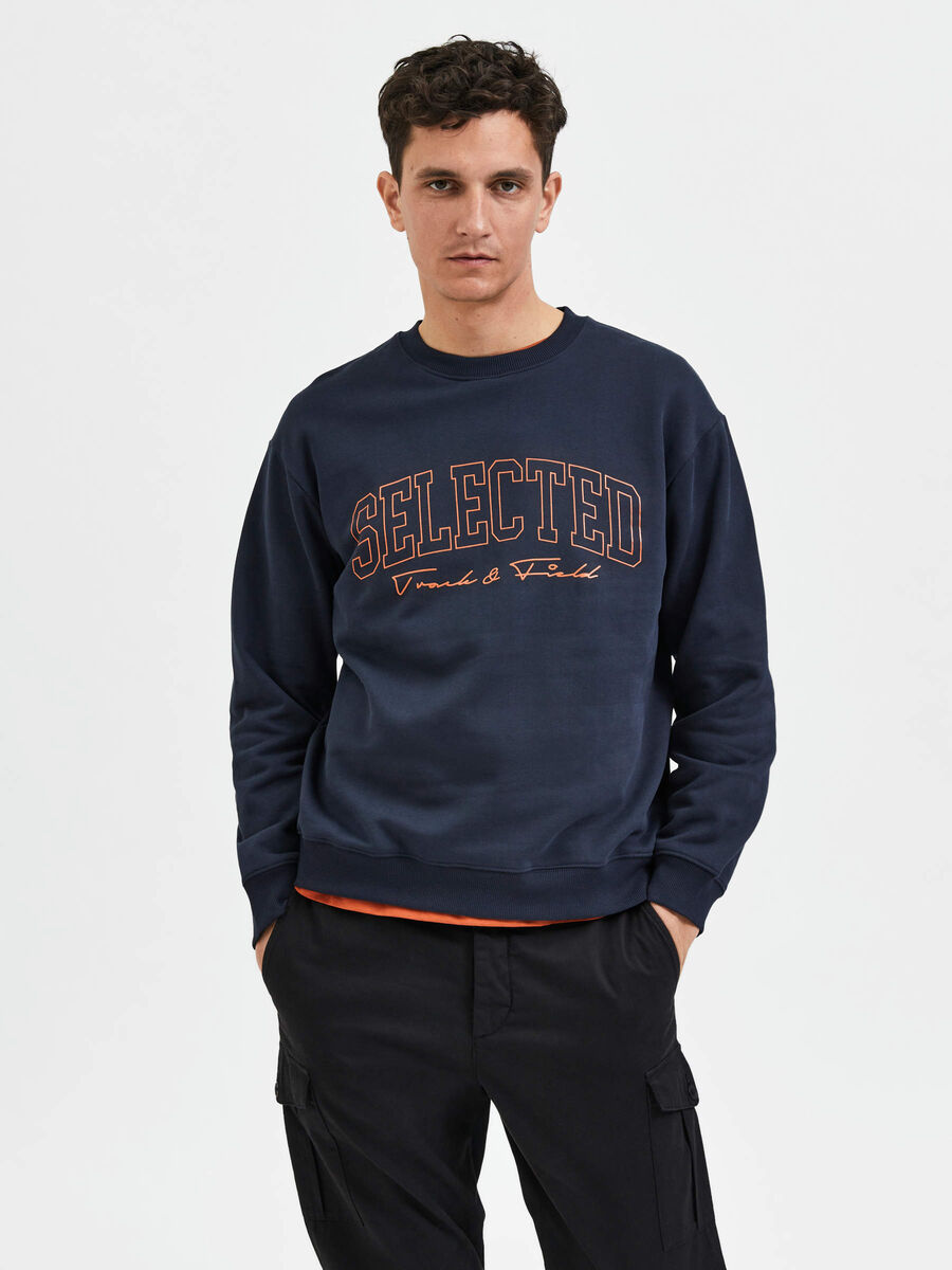 Selected MED PRINT SWEATSHIRT, Sky Captain, highres - 16085674_SkyCaptain_003.jpg