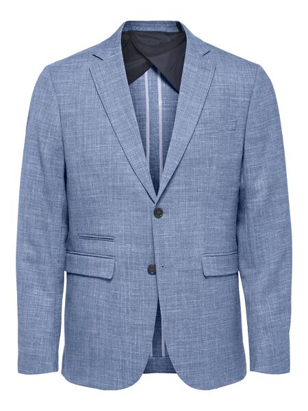 Selected LIGHTWEIGHT SINGLE-BREASTED BLAZER, Light Blue, highres - 16078223_LightBlue_001.jpg