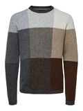 Selected BLOCS DE COULEUR - PULL, Light Brown Melange, highres - 16069047_LightBrownMelange_702409_001.jpg