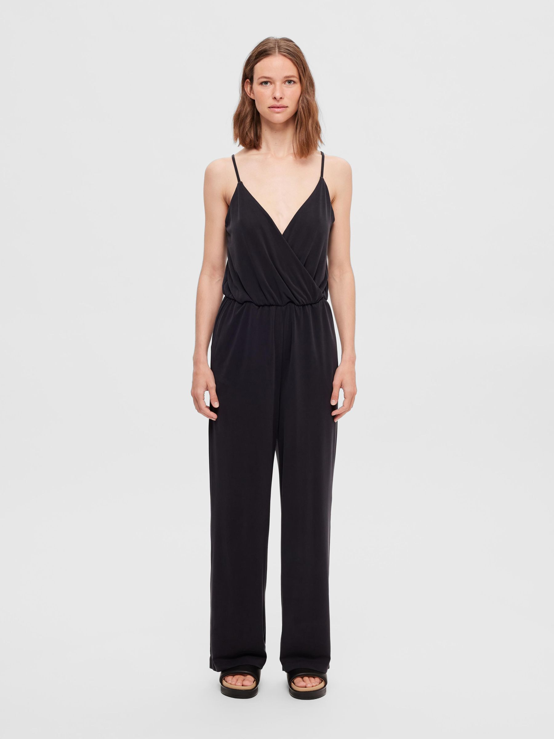 PETITE SLEEVELESS JUMPSUIT Black SELECTED FEMME