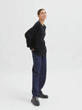 Selected BALLOON SLEEVED KNITTED PULLOVER, Black, highres - 16082528_Black_005.jpg