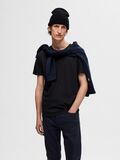 Selected LOT DE 3 PIÈCES EN COTON T-SHIRT, Black, highres - 16094475_Black_003.jpg