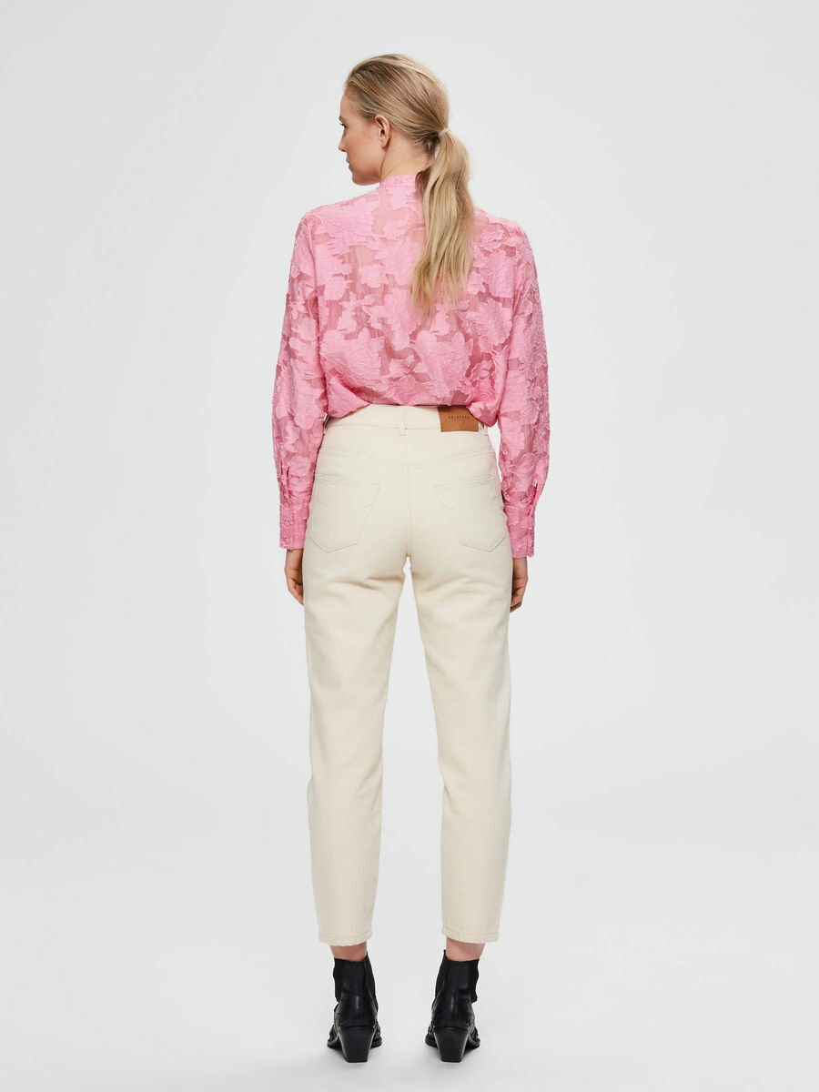 Selected ROMANTIC MANDARIN COLLAR - SHIRT, Rosebloom, highres - 16072506_Rosebloom_004.jpg