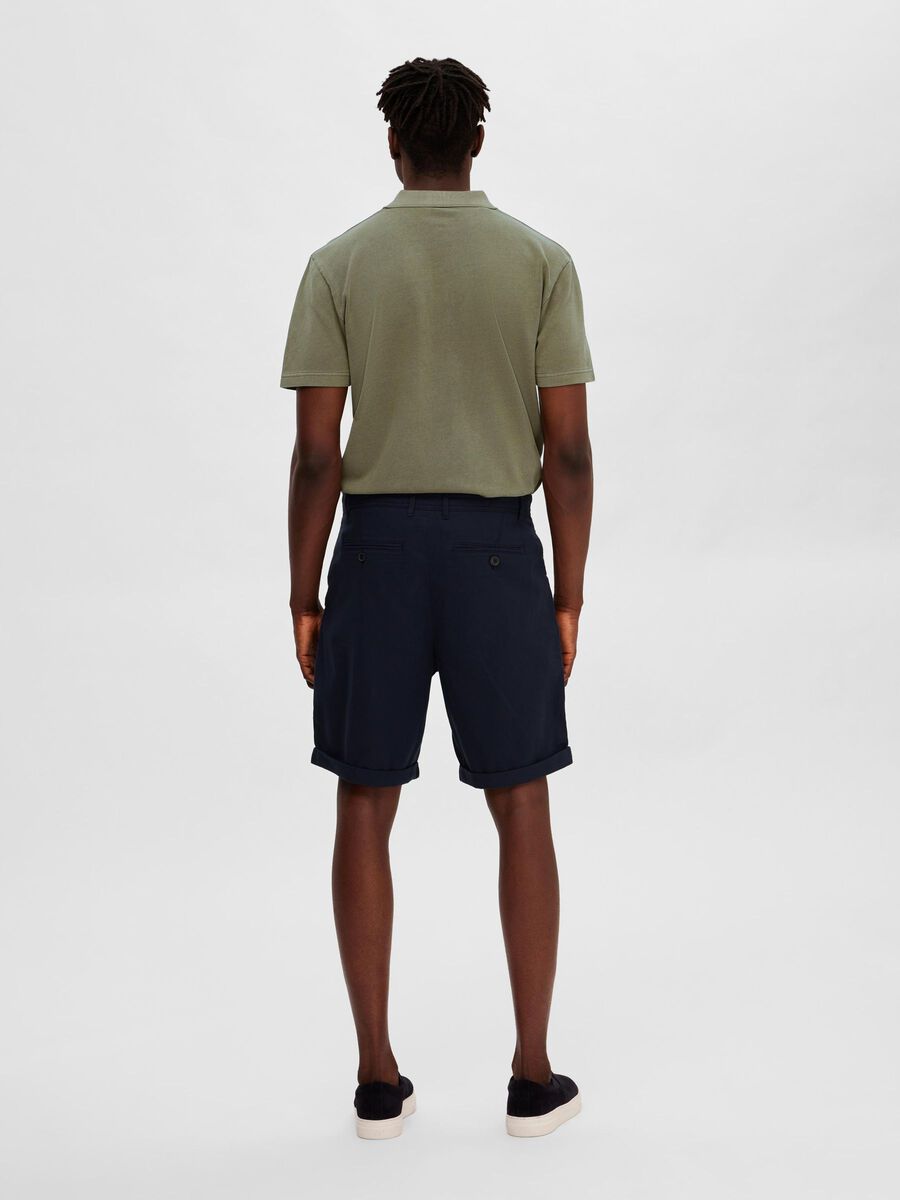 Selected COTON SHORT CHINO, Dark Sapphire, highres - 16082506_DarkSapphire_1049653_004.jpg