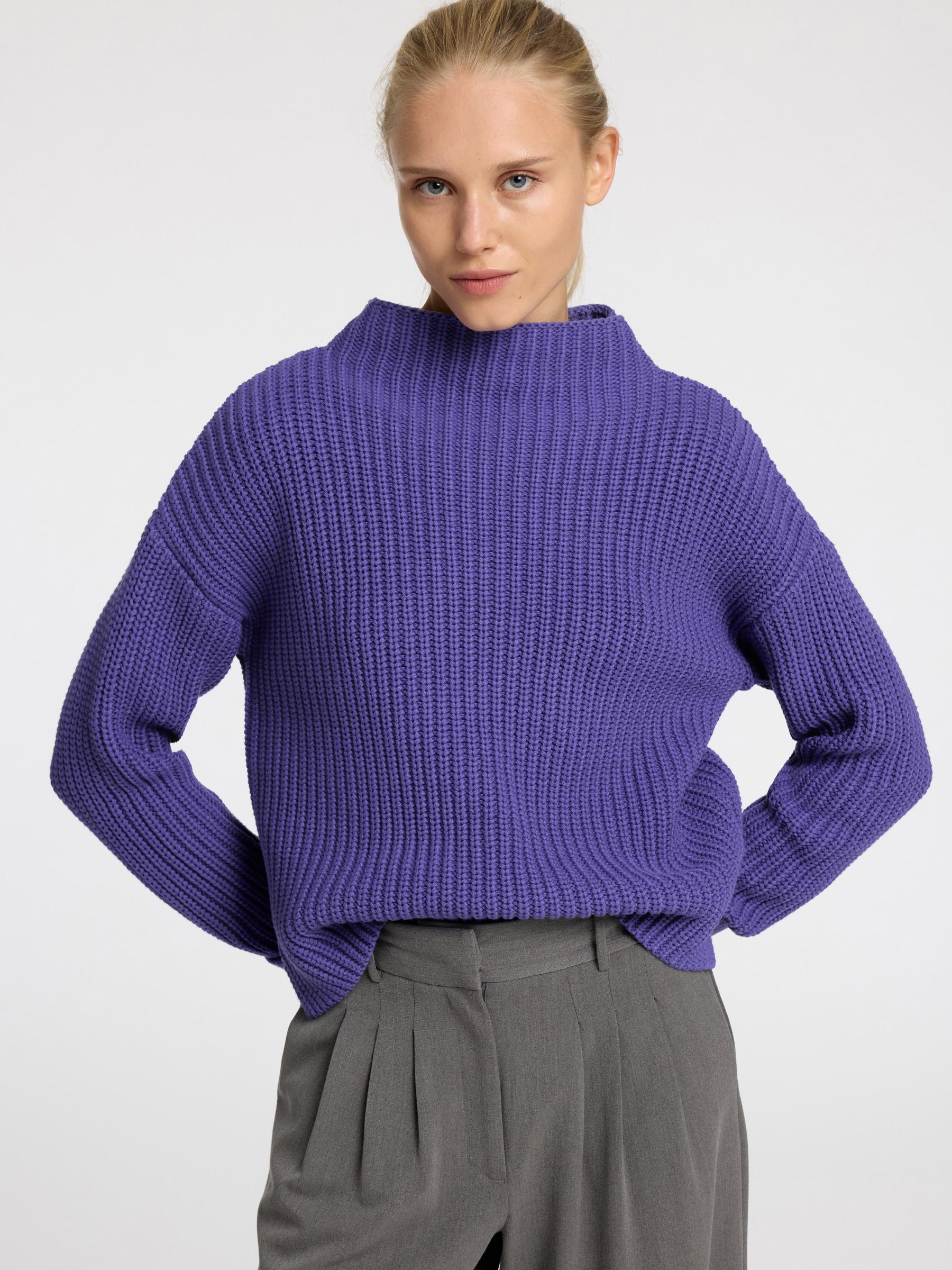 Purple oversized jumper new arrivals