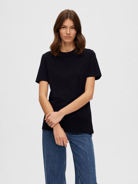 Selected CLASSIC T-SHIRT, Black, highres - 16089123_Black_003.jpg