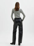 Selected FIGURSYDD RULLKRAGE BLUS, Light Grey Melange, highres - 16079941_LightGreyMelange_004.jpg